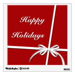Happy Holidays Wall Sticker