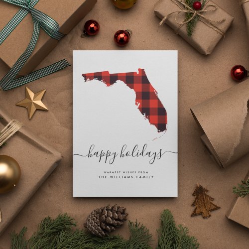 HAPPY HOLIDAYS Warm Wishes From Florida