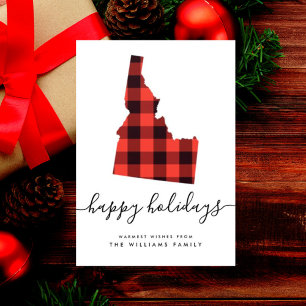 HAPPY HOLIDAYS Warm Wishes From Idaho
