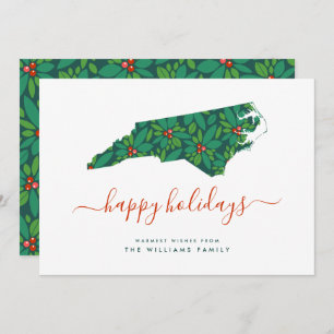 HAPPY HOLIDAYS Warm Wishes From North Carolina