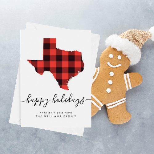 HAPPY HOLIDAYS Warm Wishes From Texas