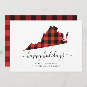 HAPPY HOLIDAYS Warm Wishes From Virginia