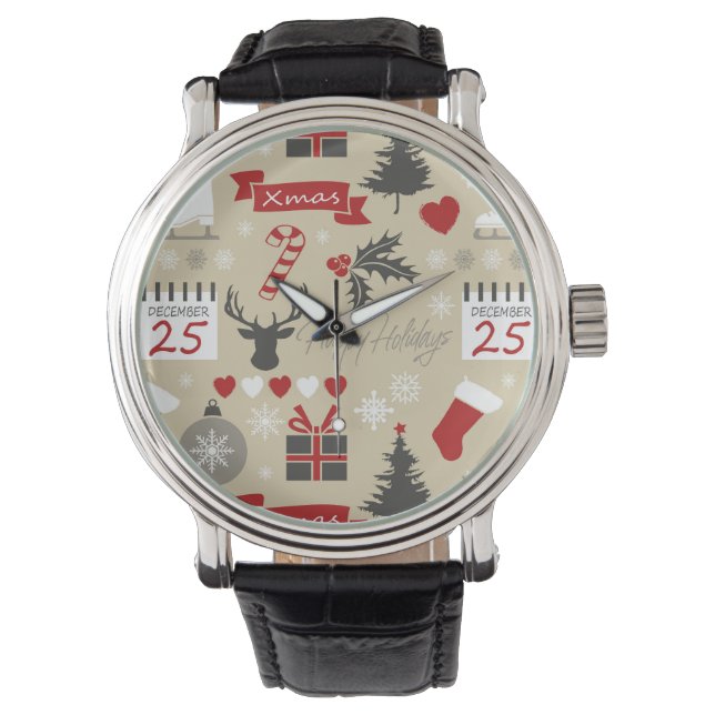 Happy Holidays Watch (Front)