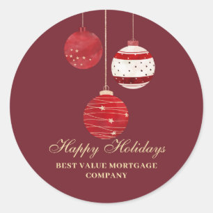 Company Holiday Stickers - 424 Results | Zazzle