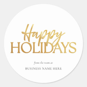 Company Holiday Stickers - 424 Results | Zazzle