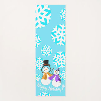 HAPPY HOLIDAYS : Winter Friends Yoga Mat