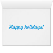 "HAPPY HOLIDAYS" WINTER LANDSCAPE (Inside Horizontal (Bottom))