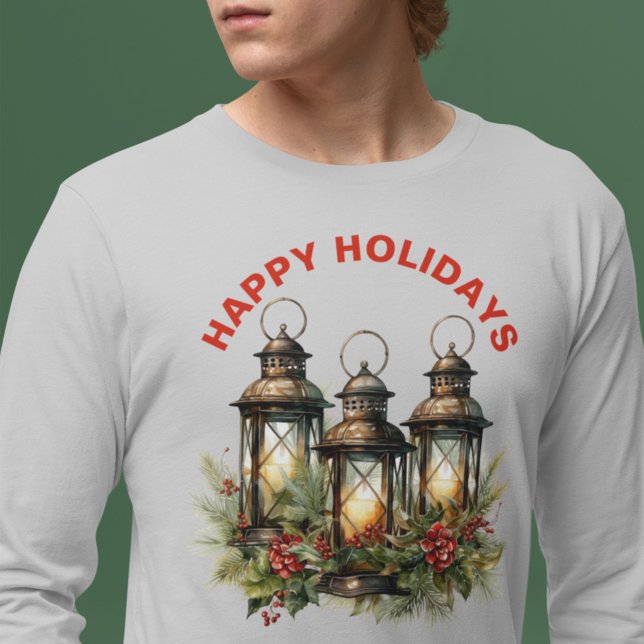 Happy Holidays Winter Lantern  T-Shirt (Creator Uploaded)