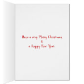 Happy Holidays winter window scene Cards (Inside (Right))