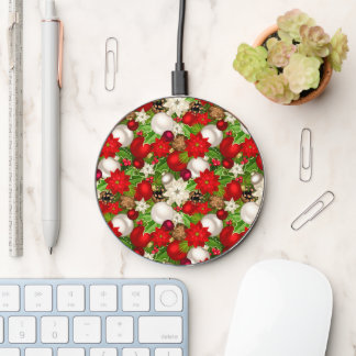 Happy Holidays Wireless Charger