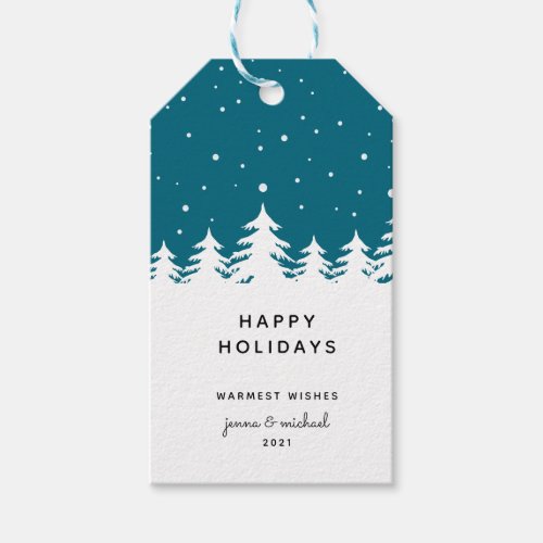 HAPPY HOLIDAYS  Wishing You All The Magic Gift Tags