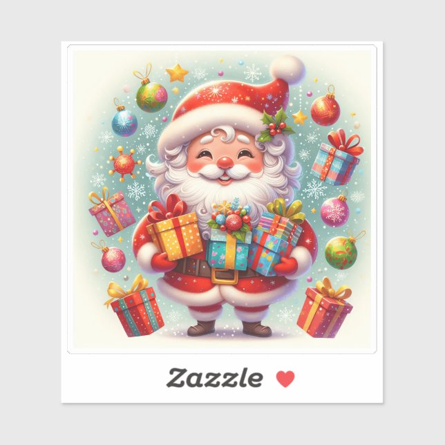 Happy Holidays With a Christmas Sticker! Sticker (Sheet)