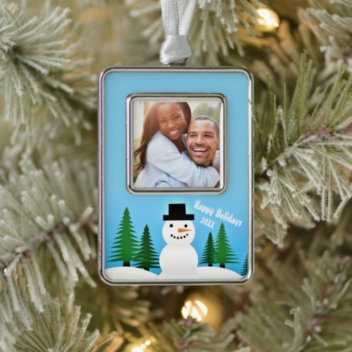Happy Holidays Your Family Photo Keepsake Christmas Ornament