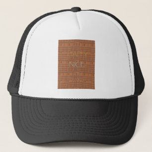 Happy Holidays Zebra Art Print Trucker Hat