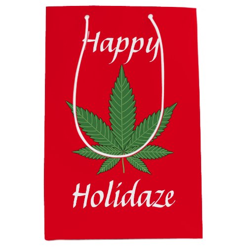 Happy Holidaze Personalized Medium Gift Bag