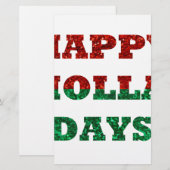happy holla days (Front/Back)
