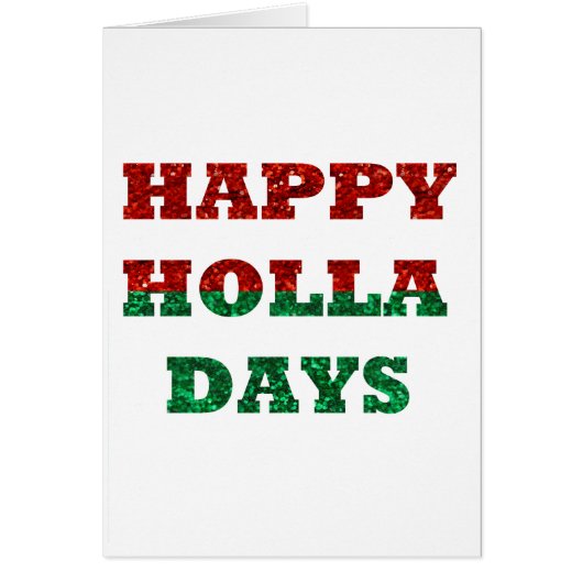 happy holla days cards (Front)