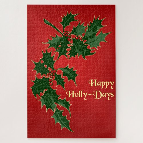 Happy Holly_Days Christmas Puzzle