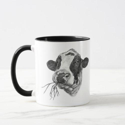Happy Holstein Friesian Cow Mug