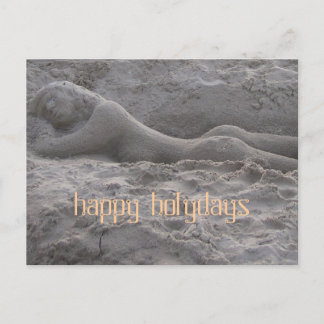 happy holydays postcard