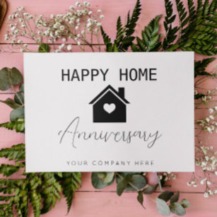 Happy Home Anniversary Realty Card