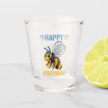Happy Honeykkah Funny Hanukkah Honey Bee Gift  Shot Glass<br><div class="desc">funny, hanukkah, jewish, jew, holiday, matzo, honey, birthday, gift, bee, </div>