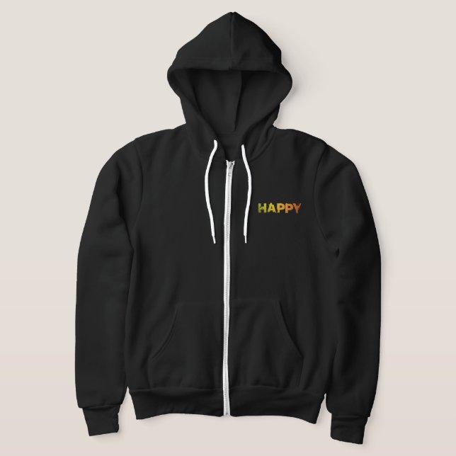 HAPPY Hoodje Hoodie (Laydown)