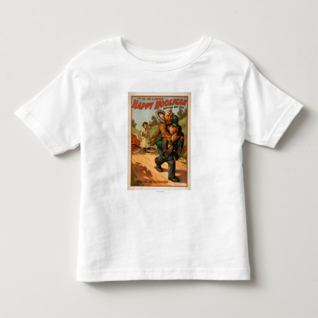 Happy Hooligan "It is to Laugh" Theatre Poster Toddler T-shirt (Front)