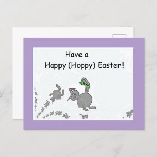 Happy (Hoppy) Easter Postcard