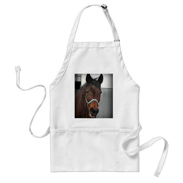 happy horse adult apron (Front)