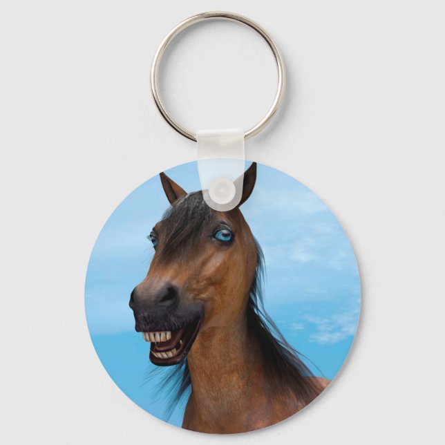 Happy Horse Keychain (Front)