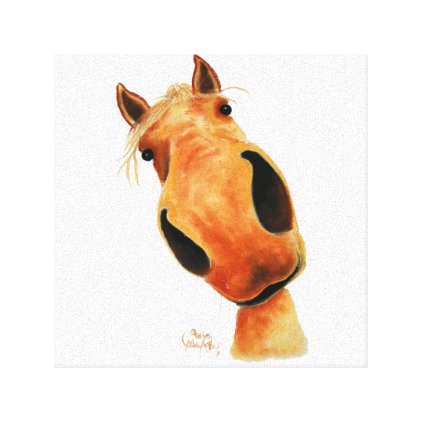 Happy Horse &#39; NuGGeT &#39; by Shirley MacArthur Canvas Print