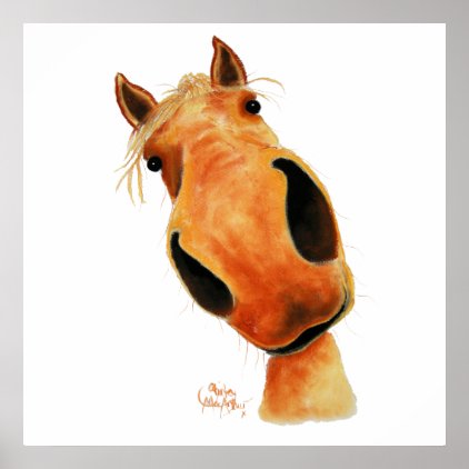 Happy Horse &#39; NuGGeT &#39; by Shirley MacArthur Poster