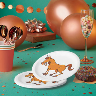 Happy Horse Paper Plates