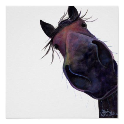 Happy Horse &#39; SLOE GIN GERRY &#39; Poster Print