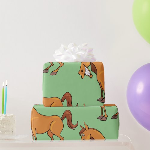 Happy Horse Wrapping Paper