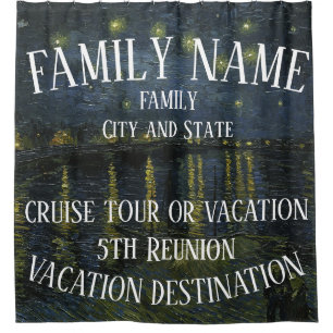 Happy Hour 2024 Bachelor Bachelorette Retirement Shower Curtain