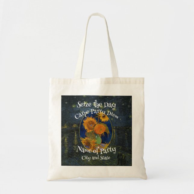 Happy Hour 2024 Bachelor Bachelorette Retirement Tote Bag (Front)