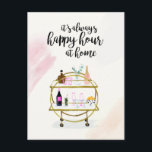 Happy Hour at Home I Postcard<br><div class="desc">Happy Hour at Home I by Victoria Borges</div>