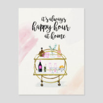 Happy Hour at Home I Postcard