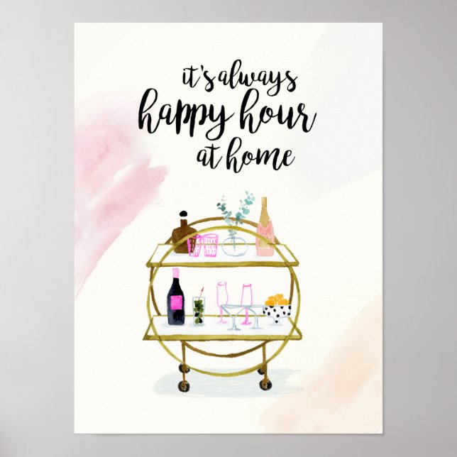Happy Hour at Home I Poster (Front)