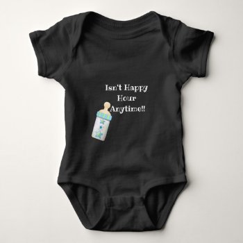 Happy Hour Baby T-shirt His & Hers Baby Bodysuit by PersonalCustom at Zazzle