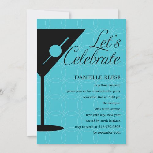 Happy Hour BacheloretteBridal Shower Invitation