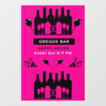 Happy Hour Bar And Pub Window Cling