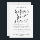 HAPPY HOUR BRIDAL SHOWER INVITATION<br><div class="desc">Super fun and modern bridal shower that is sure to be a hit for all your guests and of course the bride-to-be!</div>