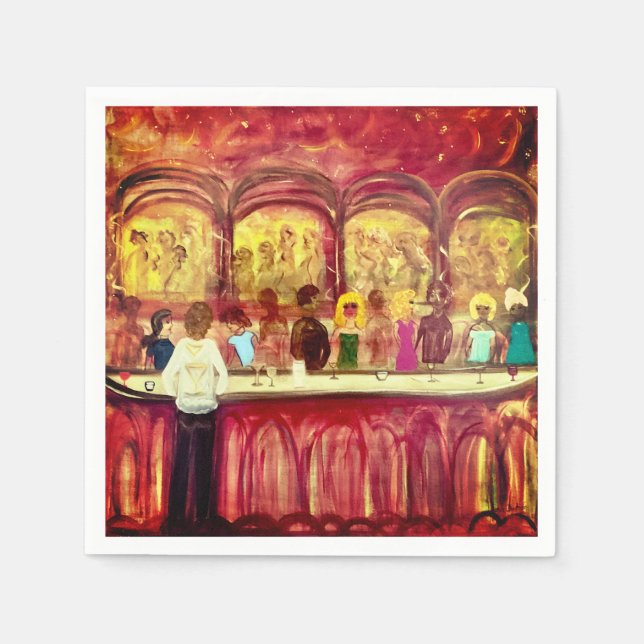 Happy Hour Cocktail Napkins (Front)