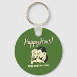 Happy Hour: Drink Until He&#39;s Cute Keychain at Zazzle