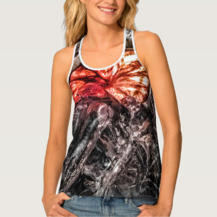 Happy Hour Drinking Party Motif Photo Tank Top