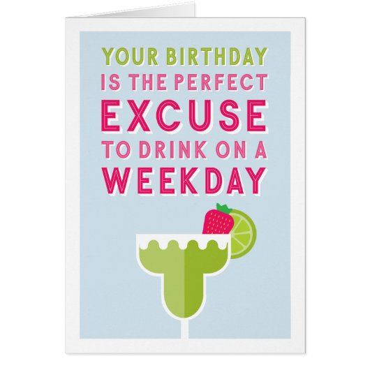 Happy Hour | Funny Birthday Card (Front)