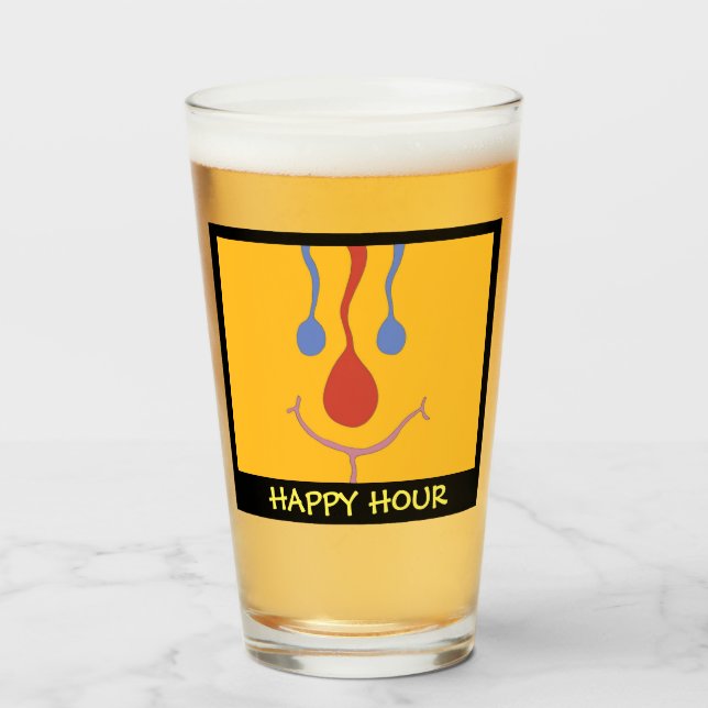 HAPPY HOUR GLASS (Front Filled)